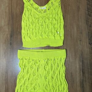 Vibrant Knit Two-Piece Set